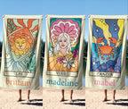 Custom Zodiac Beach Towel: Personalized Horoscope Gift