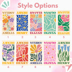 Retro Flower Personalized Beach Towel,durable Towel For Beach Days,pool Trips And Bachelorette Party Favors,perfect Gift For Her&kids