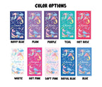 Mermaid Personalized Beach Towel, Mermaid Party Favors, Custom Beach Towel, Mermaid Birthday Gift For Kids