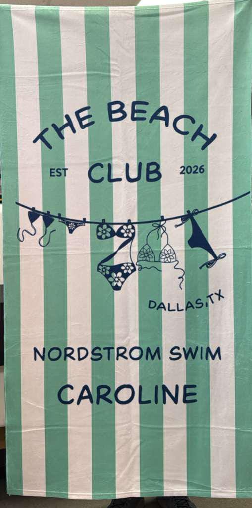 Personalized Bachelorette Beach Towel, Custom Bride Squad Pool Towel, Bridal Party Gift, Last Toast On The Coast Girls Trip