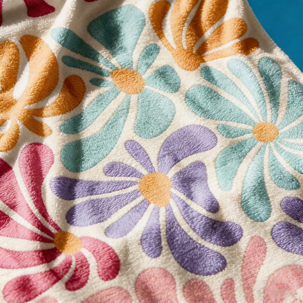Retro Flower Personalized Beach Towel,durable Towel For Beach Days,pool Trips And Bachelorette Party Favors,perfect Gift For Her&kids