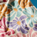 Retro Flower Personalized Beach Towel,durable Towel For Beach Days,pool Trips And Bachelorette Party Favors,perfect Gift For Her&kids