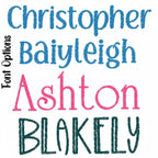 Custom Embroidered Beach Towel; 28 X 58 Striped Pool Towel